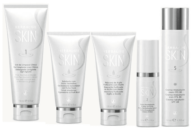 Kit Avanzato Herbalife® SKIN – Routine Completa: Detergente, Scrub, Maschera, Tonico e Crema SPF 30