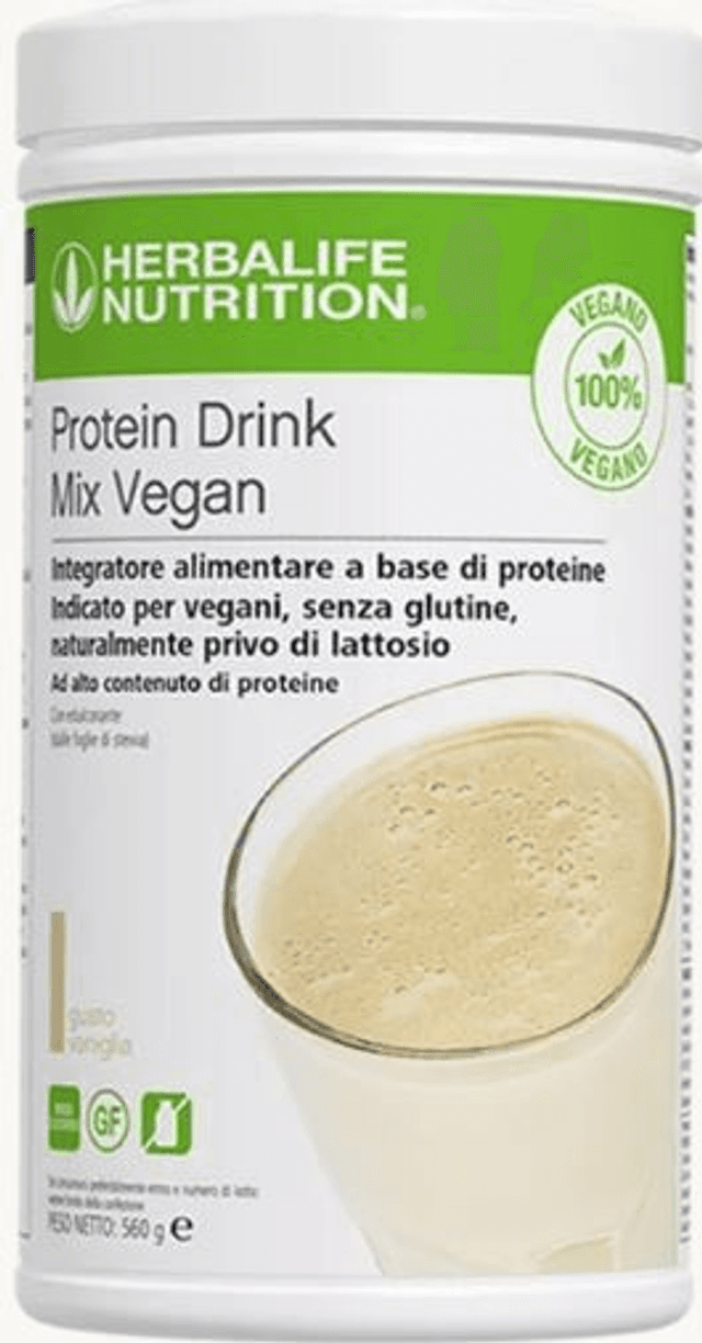 Herbalife® Protein Drink Mix Vaniglia – 15g Proteine e 22 Vitamine | Vegan &amp; Vegetariano