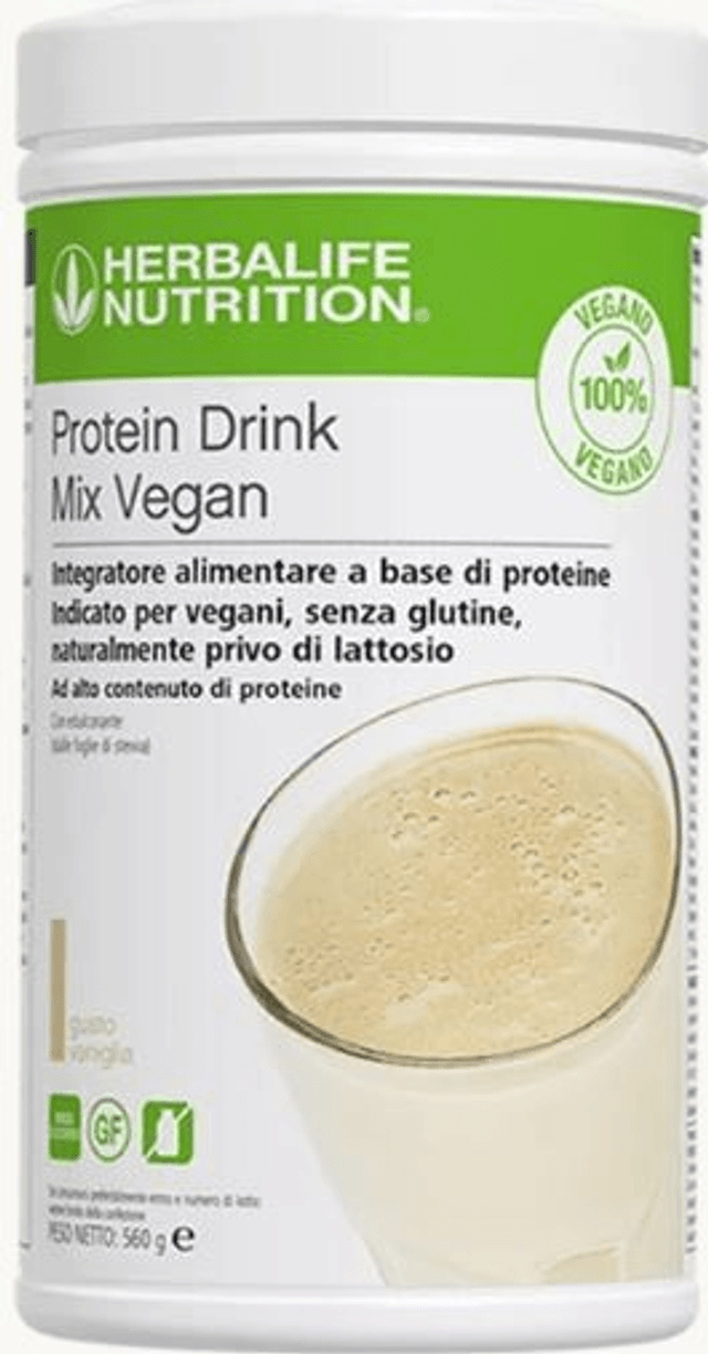 Herbalife® Protein Drink Mix Vaniglia – 15g Proteine e 22 Vitamine | Vegan & Vegetariano
